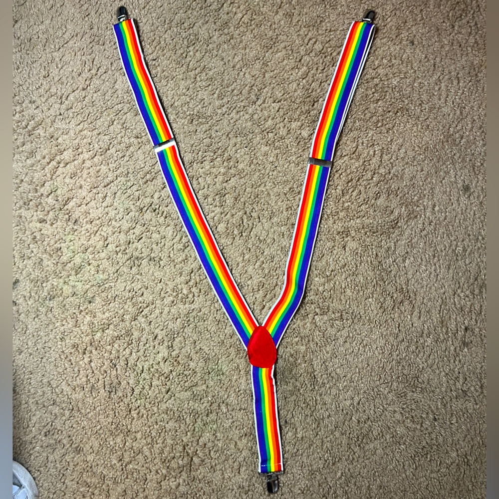 Rainbow suspenders Pride Mork from Ork